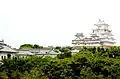 Himeji castle as seen from the princess quarters