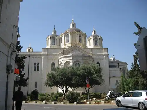 كاتردائية الثالوث المقدس في المجمع الروسي في القدس (أورشليم) بإسرائيل.