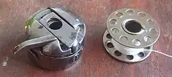 Bobbin & bobbin case (obverse)