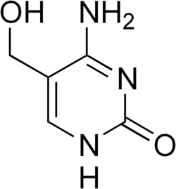 Skeletal formula of 5-hydroxymethylcytosine