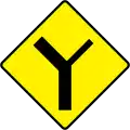 Ireland junction at a bend