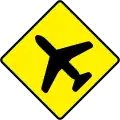 Ireland low flying aircraft sign.