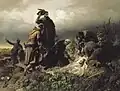 اكتشاف جثة لويس الثاني بعد معركة موهاج.