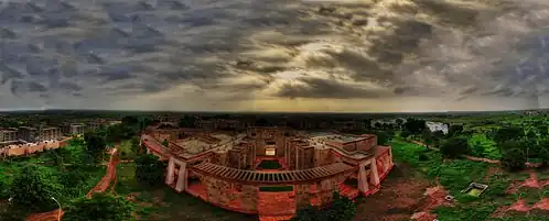 صورة جوية لجامعة IIM أندور