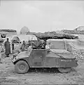 عربة استطلاعية تابعة للقوات الملكية البريطانية في تونس في 30 مارس 1943