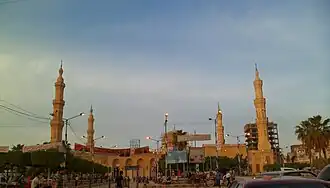 المسجد أثناء ترميمه عام 2011.