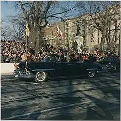 1950 Lincoln Cosmopolitan convertible (John F. Kennedy inaugural parade)