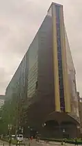 Mizuho Corporate Bank head office, formerly the Industrial Bank of Japan head office, bordering MHFG HQ in Ōtemachi, Tokyo
