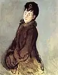 إدوارد مانيه، إيزابيل ليمونير مع إفشل، 1879