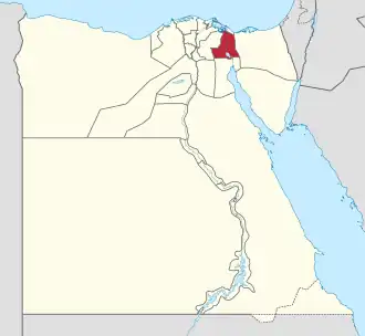 الموقع في جمهورية مصر العربية