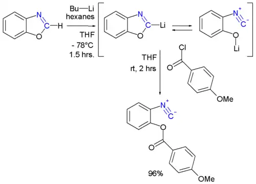 Isonitrile Oxazole Synthesis