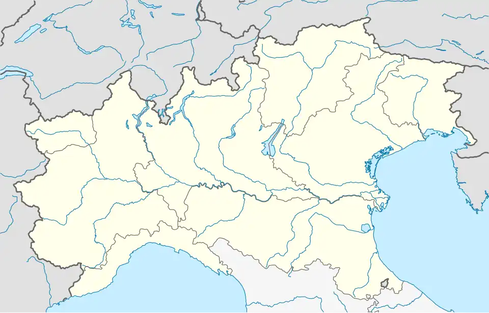 معسكر بولزانو ترانزيت على خريطة Northern Italy