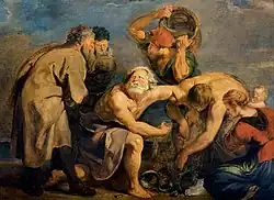 المسودة المعجزة للأسماك بواسطة ياكوب يوردانس ، ج. 1618-1620 (المعجزة الأولى)