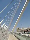 ممر المُشاة على الجسر.