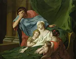 أدميتوس ينعي ألكيستي ليوهان هاينريش تيشبين (حوالي 1780)