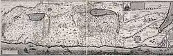 A detailed map of Palestine from the century