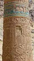 تزيين خارجي للمئذنة، أغسطس 2005