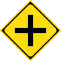 Japan crossroads sign.