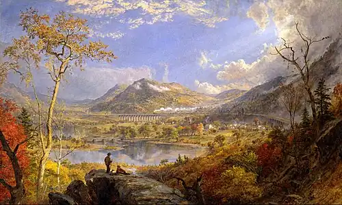 Starrucca Viaduct, Pennsylvania لـ جاسبر فرانسيس كروبسي, 1865