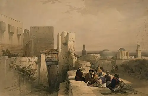 24. مدخل قلعة القدس.