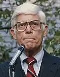 Former Representative John B. Anderson of Illinois