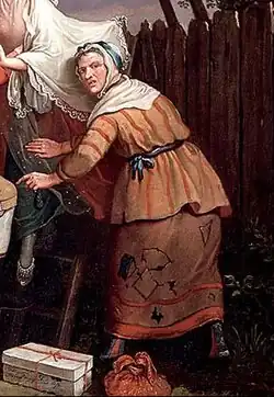 ثوب النوم وثوب نسائي للمرأة العاملة ، 1764.
