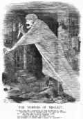 "The Nemesis of Neglect", 1888 Punch cartoon commenting on the Jack the Ripper murders
