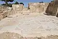 تل مار الياس ارضية وباب فسيفساء