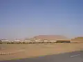 قطار لنقل الفوسفات قرب معان.