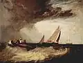 جي إم دبليو تيرنر، Shoeburyness Fishermen Hailing a Whitstable Hoy،ق. 1809