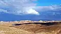 صحراء يهودا. منظر من معاليه أدوميم (ضاحية القدس)