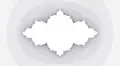 Filled Julia set for fc, c=1−φ where φ is the نسبة ذهبية
