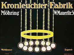 يوليوس كلينغر : مصنع Möhring للشمعدانات ، 1908