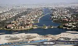 جزيرة الجميرة من نفس البرج.