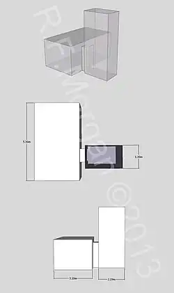 تخطيط للمقبرة 45