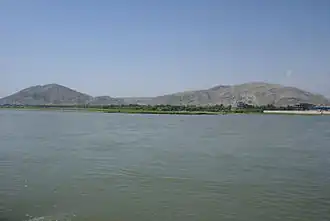 نهر كابل في جلال أباد.