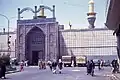 باب القبلة وسور العتبة الكاظمية.