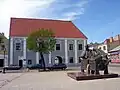 مجلس المدينة والنصب التذكاري ل Radziwiłł