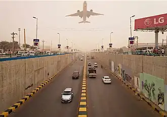 النفق الرابط بين شارع إفريقيا وشارع المطار