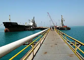 منصة نفط عراقية