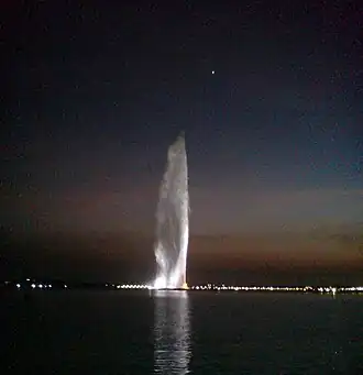 نافورة الملك فهد.