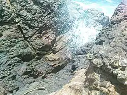 Hummanaya - A blowhole located in Southern Province, سريلانكا.