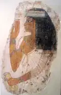 لوحة للسيدة تجيبو، 1390-1353 قبل الميلاد