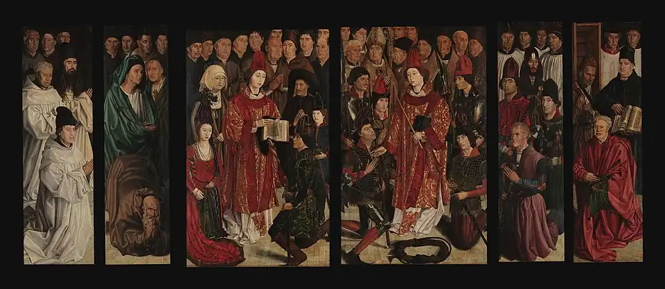 لوحات سانت فنسنت&nbsp;&nbsp;[لغات أخرى]‏ لنونو غونسالفيس ؛ ج. 1450s.