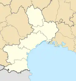 LFTW على خريطة Languedoc-Roussillon