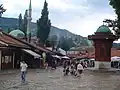 ساحة باشتشارشيجا في سراييفو