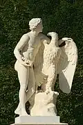 جانيميد مديسي (1684-1685) بقلم بيير لافيرون كما شوهد في فرساي.
