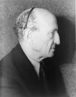 ليو شتاين (1872-1947)، جامع وناقد فني، الأخ الأكبر لجيرترود شتاين. تصوير كارل فان فيختن، 9 نوفمبر 1937