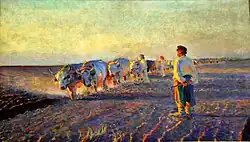 الحرث في أوكرانيا، 1892، المتحف الوطني، كراكوف