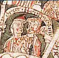هاينريش المتباهي (1102–1139)، دوق ساكسونيا وبافاريا، وزوجته جيرترود ابنة الإمبراطور لوثر الثاني، دوق ساكسونيا